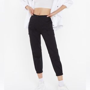 Nasty Gal Cargo Utility Pants size 6